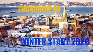 Trondheim 94. -12°C.  Winter in the city 11.01.2026 