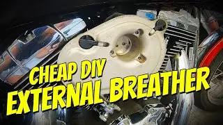 Cheap DIY external breather - Harley davidson Dyna superglide