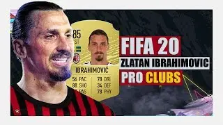 110 SKILL POINTS TUTORIAL for 89 RATED Zlatan Ibrahimovic - INSANE RETURN FIFA 20 Pro Clubs EP9