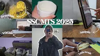 SSC MTS Preparation Vlog | Study With Me | SSC CGL2026 #aestheic #study #ssccgl #sscmts #2026 #2025