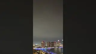 Nice Light Show Over Doha #qatar #storm #lightning