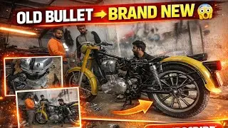 Restoring My Old Royal Enfield Bullet 500 BS3 | Full Restoration & Transformation