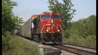 CN 306 with CN 3816E passing Beare | June 17 2025
