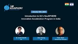 Introduction to IAI's NeuSPHERE Innovation Acceleration Program in India