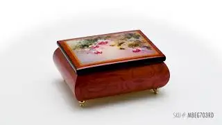 MBEG703RD - Handcrafted Ercolano Music Box Featuring 