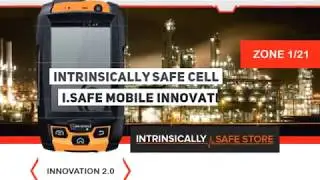 Intrinsically Safe Cell Phone i.Safe Mobile INNOVATION 2.0