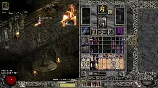 Diablo 2 Project Diablo 2 - Amazon Cold Arrow Hell Vs Boss Mephisto Act 3