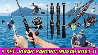100-500 Thousand Rupiah | 5 Sets of Strong, Flexible, Affordable, Quality Fishing Rods for Castin...
