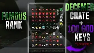 FaithfulMC 7.0: I GOT FAMOUS RANK + BUYING 64 GOD KEYS + 30 DECEMBER CRATES!?