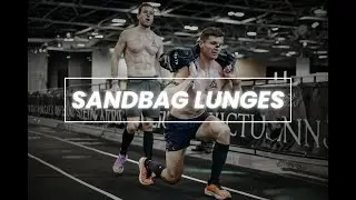 Ex&eacute;cution des Sandbag Lunges