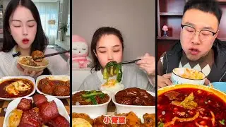 Food Mukbang 🍜🍗🍗🍗