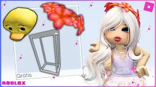 R&Aacute;PIDO!! COMO PEGAR  COROA DE FLORES + CABE&Ccedil;A DE PATO + SILVER BLOCK ITENS GR&Aacute;TIS NO ROBLOX 2025