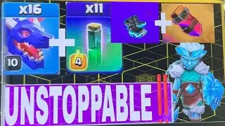 Th15 Royal Champion walk with 11 Invisible Spells | Super Easy Strategy 🔥🔥