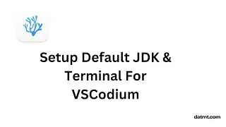 Setup Default JDK & Terminal For VSCodium