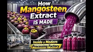 How Mangosteen Extract Is Made | Inside a Modern Mangosteen Processing Factory | Full Process