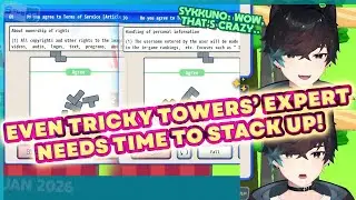 WHATONEARTHISGOINGON! Even Tricky Towers' Expert Sykkuno NEEDS a little more time to STACK THESE UP!