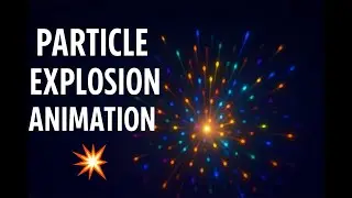 Невероятная анимация взрыва частиц на Java | Объяснение свечения, следов и физики!