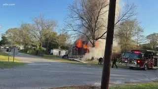 Cayce firefighters respond to house fire on Sunnyside Drive