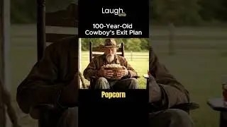 100-Year-Old Cowboy Reveals His Final Wish&hellip; With Popcorn  #funny  #cowboys