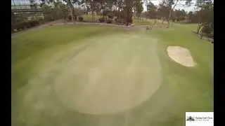 Gailes Golf Club, Queensland, Australia. Flyover Holes 1 to 3.