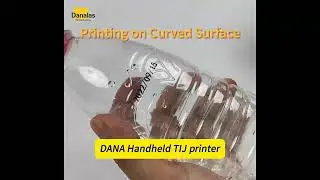 Handheld TIJ Printer-Printing on Curved surface