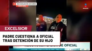 Padre enfrenta a policía por detención de su hijo en operativo anti alcohol