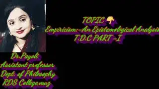 dr.payoli online philosophy classes #epistemology #empiricism