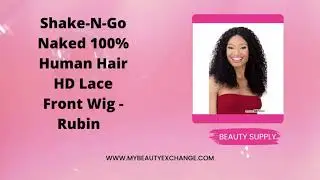 Women Hair wigs || Beauty Exchange || Shake-N-Go Naked 100% Human Hair HD Lace Front Wig - Rubina