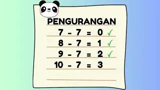 Belajar pengurangan 7 #jafsrkids #anak #angka #video #penjumlahan #belajar #videoviral #like