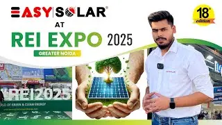 &ldquo;Solar Revolution Begins ⚡ | REI Expo 2025 | Future of Renewable Energy in India 🔆&rdquo; #expo2025 