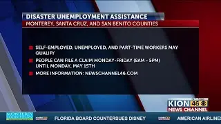 Disaster Unemployment Assistance Available for California residents who were affected by ...