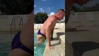 Muscle Style Series Starring Bodybuilder Scott and His Sexy Pool Exit  #swimming