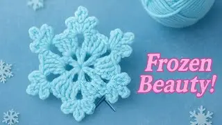 DIY Crochet Snowflake | Elegant Winter Decor