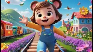 The Quiet Train Learned to Toot | Kids Nursery Rhyme | Fun Educational Song for Children