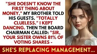 Brother Called Me 'Financial Idiot' At His Wedding - I Control His Company's Board