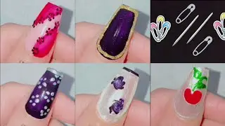 TOP 5 VIRAL NAIL ART DESIGNS 💅 | Easy Nail Art at Home | Trending 2026 #viralvideo #easynailart 