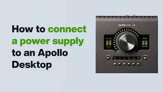 Поддержка UA: Как подключить блок питания к настольному компьютеру Apollo
