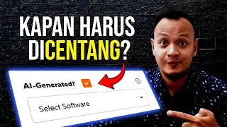 Kapan Harus Centang Generative AI Saat Upload ke Microstock? Tips Contributor AI