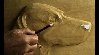 How to Carve a Dog Cameo - 6 Detail Eye