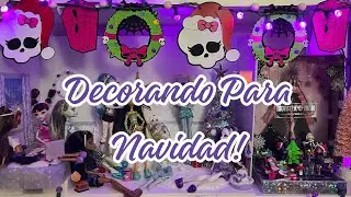 Decorando para Navidad