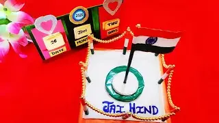 How to make Indian flag with paper| Republic day flag making 2023|DIY| Republic day craft idea