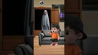 fainted when he saw a ghost in the closet 😱😱😱 ... #cartoon #shorts