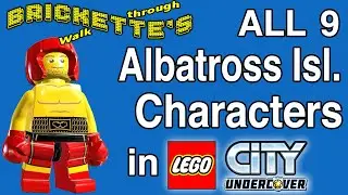 Все 9 персонажей тюрьмы «Альбатрос-Айленд» в LEGO City Undercover