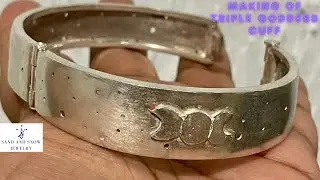 Making of the 🌒🌕🌘Triple Goddess Cuff🌒🌕🌘 Behind the Scenes at Sand and Snow Jewelry