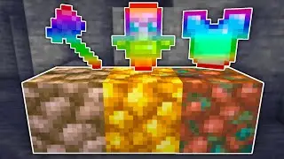 Minecraft Manhunt, But Raw Ore Drops OP LOOT…