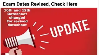 CBSE Exam 2021 : 10th & 12th Board Exam Dates Revised, Revised Datesheet 🙄❤️👍🙏 #shorts #1minutevideo