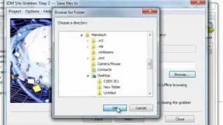 Загрузка папки интрасети с помощью IDM с помощью Site Grabber