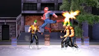 Spider Hero Street Fight