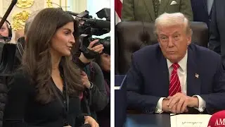 Donald Trump faces off with Kaitlan Collins about Epstein survivors