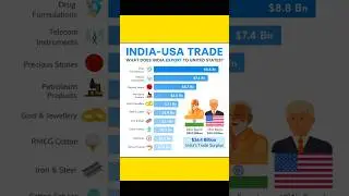 Top 10 Indian Products Ruling America 🇮🇳➡️🇺🇸 | India-USA Trade Facts 😱 #Shorts